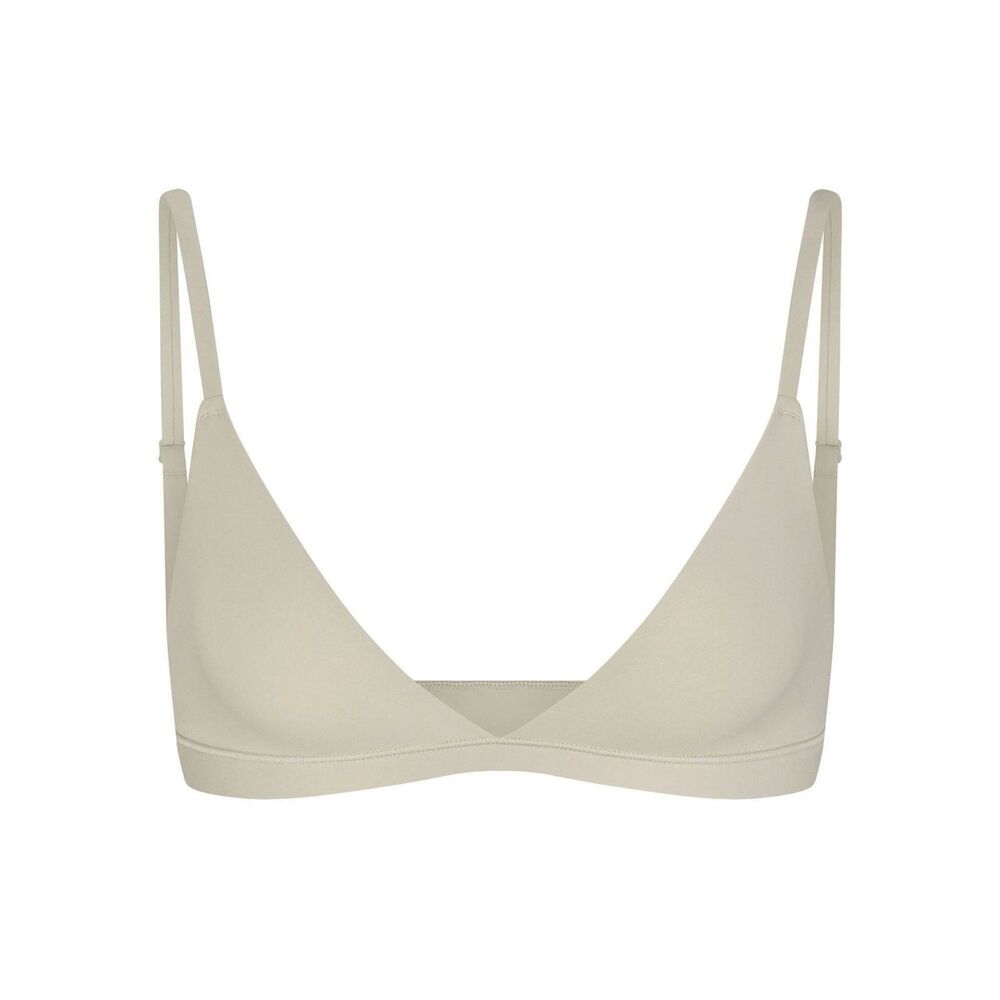 Skims Fits Everybody Triangle Bralette Talc Size Small